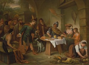 Manius Curius DentatusとSamnite Ambassador 作： Jan Havickszoon Steen