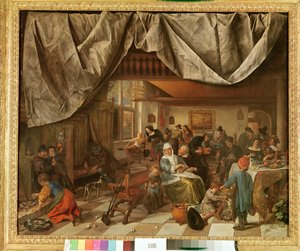 ヤン・スティーンの醸造所 作： Jan Havickszoon Steen