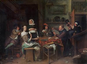 カードプレイヤー 作： Jan Havickszoon Steen