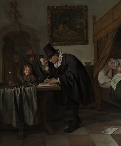 ドクターズビジット、1665年頃