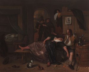 酔った夫婦、1655-65年