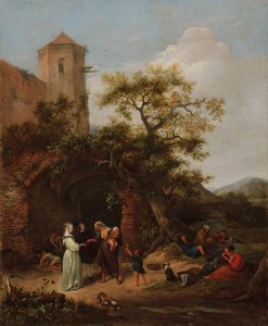 占い師、1650-1654年頃 作： Jan Havickszoon Steen