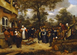 村の結婚式 作： Jan Havickszoon Steen