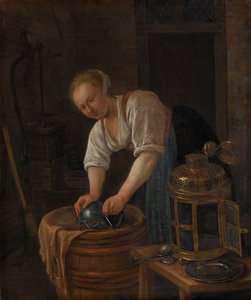 女性の金属製品の精練、1650〜60年