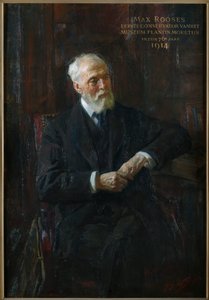 Max Rooses 1839-1914 の肖像、1914 年。 作： Jan Hendrik Luyten