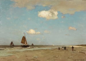 Strandszene。 1887