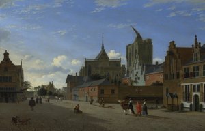 ケルンの風景」1660年頃 作： Jan Heyden van der