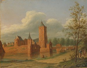 ビアネン近郊のバテシュタイン城 作： Jan Jacob Teyler van Hall