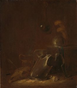 戦争の道具のある静物 作： Jan Jansz Buesem (attributed to)