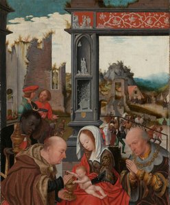 魔術師の崇拝 マギの崇拝 作： Jan Jansz Mostaert