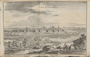 アストラハンFrom：Three Significant Journeys、1675 作： Jan Jansz. Struys