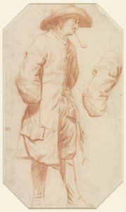 立っている男性と右腕の研究 作： Jan Josef Horemans (I)