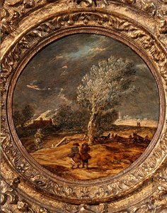 爽やかな風が吹くヒースを渡る姿 作： Jan Josefsz. van (circle of) Goyen
