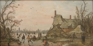 農場の冬景色 作： Jan Josefsz van Goyen