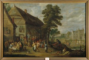 レーネンの眺め、1636 作： Jan Josephsz van Goyen