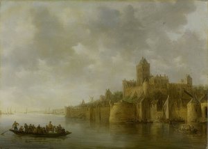 ナイメーヘンのDer Valkhof。 1641 作： Jan Josephsz van Goyen