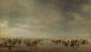 スケーター、1641 作： Jan Josephsz van Goyen
