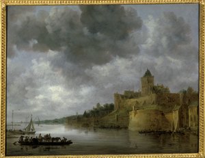 ナイメーヘンのヴァルクホフ、1642年 作： Jan Josephsz van Goyen