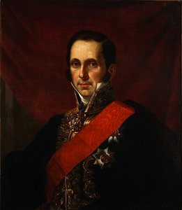カウントセルゲイセミオノビッチウヴァロフの肖像1786-1855、1844 作： Jan Ksawery Kaniewski
