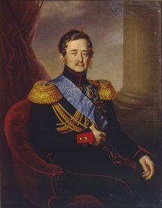 イヴァン・フョードロヴィッチ・パスケビッチの肖像、エリヴァン伯、ポーランド王国総督、1845年 作： Jan Ksawery Kaniewski