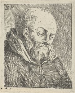 僧侶の肖像 作： Jan Lauwryn Krafft (I)