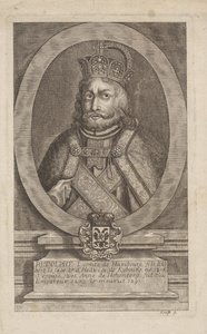 ローマ人の王、ハプスブルク1218〜1291年のルドルフ1世。 作： Jan Lauwryn Krafft