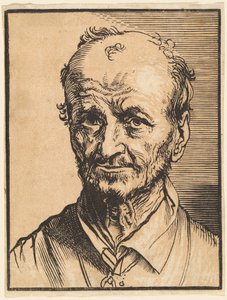 禿頭の胸像 作： Jan Lievens