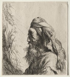 東洋人の頭 作： Jan Lievens