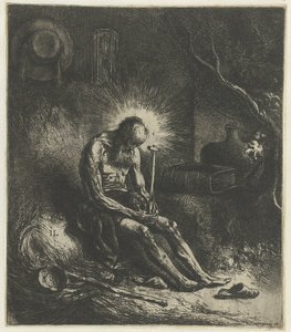聖ジェローム 作： Jan Lievens