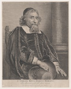 エフライム・ボーナス（医師）の肖像 17世紀 作： Jan Lievens