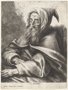 聖アントニウス 作： Jan Lievens