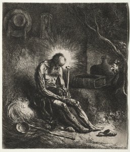聖ジェローム 作： Jan Lievens