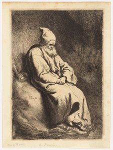 隠者 作： Jan Lievens