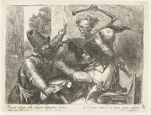 カードプレイヤーと死の議論 作： Jan Lievens
