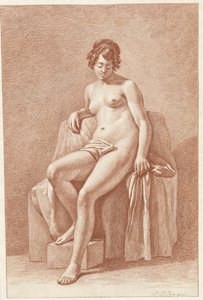 着席女性ヌード 作： Jan Lodewijk Jonxis