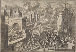 マクデブルクの征服、1631年 作： Jan Luyken (attributed to)