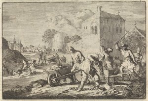 1674 年に重労働を宣告されたハンガリーの改革派大臣 作： Jan Luyken