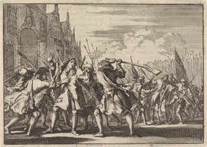 デ ウィット兄弟の殺害、1672 年 作： Jan Luyken