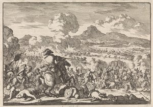 1697年、ティサ川でのトルコ人に対するエウゲニウス王子の勝利 作： Jan Luyken