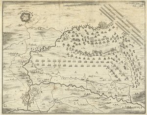ランデンの戦いの地図