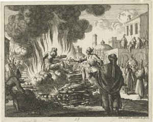 ポリカープは杭に刺されて死んだ 作： Jan Luyken