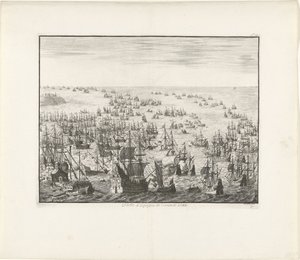 1588年のスペイン無敵艦隊の沈没c。 1680 作： Jan Luyken