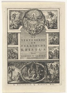 タイトル ページ: コルネリス ファン フックの「謙虚で高貴なキリスト」、1706 年 作： Jan Luyken
