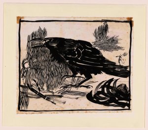 左側のカラスの鳴き声 作： Jan Mankes