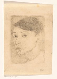 自画像 作： Jan Mankes