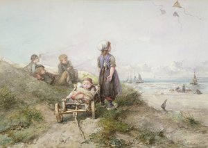 凧揚げ 作： Jan Mari Henri Ten Kate