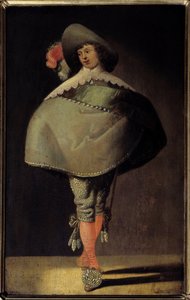 若いジェントルマンです。ヤン・マルツェン・ザ・ヤング（1609-1647）の絵画 作： Jan Martszen de Jonge