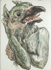 鳥の頭を持つ悪魔 作： Jan Matejko