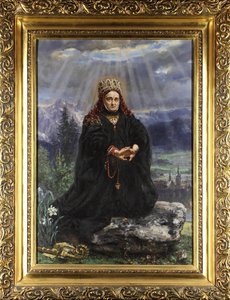 Kinga de Pologne (Kunegunda, or Cunegonde) (1234 - 1293) - Saint Kinga of Poland par Matejko, Jan Alojzy (1838-1893)