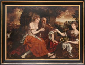 ロットと彼の娘たち 作： Jan Matsys